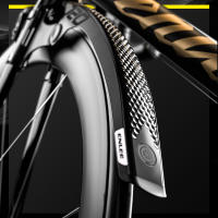 Parachoques Desmontable Para Bicicleta Protector De Barro Freno De Rueda Frontal Y Trasera Para Vuelco De Tierra Y Carretera 700C Material PP Fuerte - details 5
