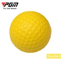 5Pcs/Pack Bolas De Golf PGM PU Suaves Para Practica Interior Bola De Rango De Golf Q008 Dureza 75 Unidad De Medición 100000015 - details 0