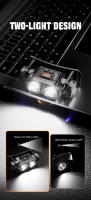 WARSUNlampara Frontal LED Potente Recargable USB Con Zoom Para Pesca Y Excursionismo Luz De Mano Con Enfoque Ajustable - details 1
