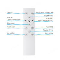 Lámpara De Techo WiFi LED Moderna Nórdica Con Luz Redonda Inteligente Dimmable RGB+CW+WW Compatible Con Alexa Google Iluminación Interior - details 3