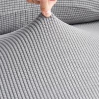 Funda De Sofá Elástica Gruesa En Color Sólido Protector De Muebles Para Sala De Estar Funda De Cojín De Sofá Desmontable - details 23
