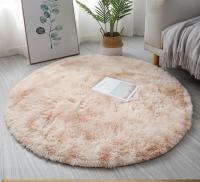 Alfombra Redonda De Peluche Suave Para Sala De Estar Decoración De Hogar Dormitorio Y Habitación De Niños Alfombra Blanca Espesa Para Salon - details 4
