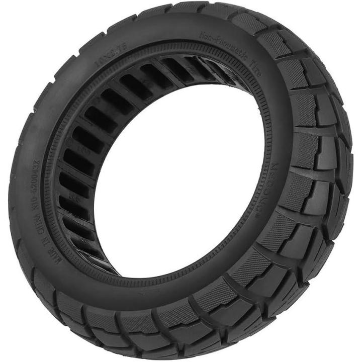 FGNS Ruedas Macizas 10 Pulgadas tamaño 10x2.75-6.5 o 70/65-6.5.  Ruedas de repuesto todoterreno de 10 pulgadas compatible para Patinete Eléctrico Hitway H5/HB24/Hiboy/Smartgyro Speedway/Speedway Pro/Rockway/Speedway 5/Crossover/Dualtron