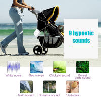 Mini Máquina De Ruidos Blancos Con 9 Sonidos Relajantes Y Luz Respiratoria Timer Carga Type-C Para Bebés Adultos Viajes Soporte Del Sueño - details 8