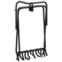 vidaXL Soporte de montura plegable de pie independiente hierro negro - details 5