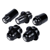 Soporte De Bombilla E27 Negro Auto-bloqueable Para Luz LED Capa De Bakelite Soporte De Bombilla Para Piso Y Escritorio - details 8