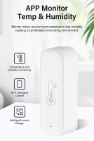Termómetro Inteligente Zigbee 3.0 Tuya Con Control Remoto Por App Para El Hogar Automático Compatible Con Alexa Y Google Assistant Medidor De Temperatura Y Humedad - details 1