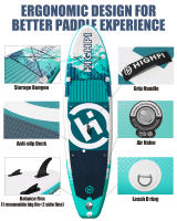 DEVESSPORT Tabla de Paddle Surf Hinchable Highpi 10’6 Verde Todos Accesorios - details 3