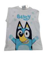Bluey pijama de niños de bluey manga corta y pantalón corto de algodón - details 2