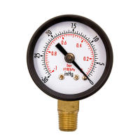 Gauge De Presión Por Vácuo/Aire Mini Dial Dual Escala 1/4 "NPT-30HG/0PS Con Pantalla Digital De 2 Pulgadas Para Tabla - details 1