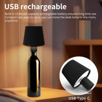 Lámpara De Mesa LED Para Botella De Vino 1pc Luz Nocturna Portátil Sin Cable Para Exterior Restaurante Dormitorio Bar Fiesta - details 27