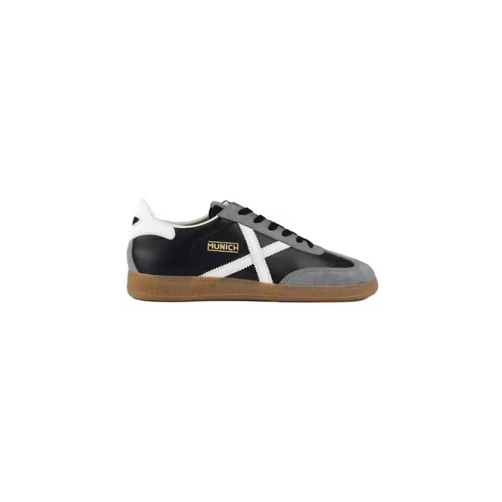Zapatilla Hombre Munich Barru 163 Negro - 1