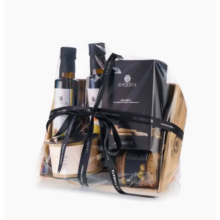 La Chinata Cesta 'Selección Gourmet - Pequeña 3, Almendras, Sal Marina - 1