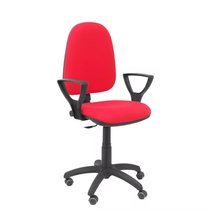 Silla de Oficina Ergonómica Piqueras Y Crespo con Brazos Fijos y Ruedas de Parqué - 1