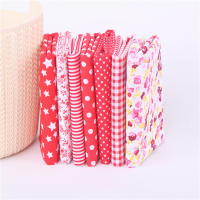 7Pcs Tela De Algodón Con Estampado Floral Colorido Para Bricolaje Y Costura Tela Para Manta Y Patchwork Material Para Manualidades Hechas a Mano - details 9