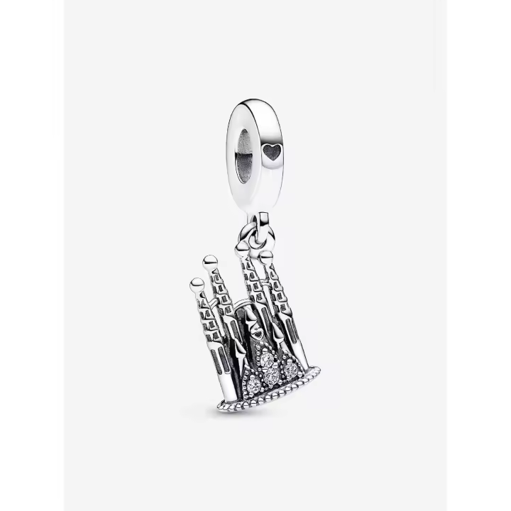 Charm Colgante Pandora  Monumento Barcelona Plata de primera ley 792709C01 - 1