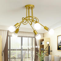 Lámpara De Araña Moderna Para Decoración Del Hogar Iluminación Sencilla Para Dormitorio Comedor Y Sala De Estar Montaje Directo - details 6