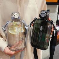 Botella Deportiva De Agua Para Hombres Y Mujeres 750ML Con Cinturón Para Correr Baloncesto Fitness Viajes Y Camping Al Aire Libre - details 11
