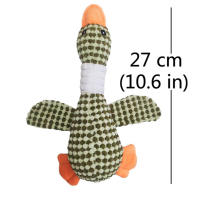 Juguete De Peluche De Perro Lindo Juguete Silbante Para Pupusas Juguete De Pato Silbante Para Perros Pequeños Medianos Y Grandes Para Limpieza De Dientes - details 4