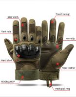 Guantes De Motocicleta Táctiles Transpirables Para Verano Guantes De Motocross Completo Dedos Material Poliéster Nylon Spandex - details 2
