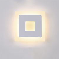 Lámpara De Pared Moderna Y Sencilla En Aluminio Y Acrílico Para Iluminación Interior Blanco Y Negro Para Dormitorio Y Sala De Estar - details 2
