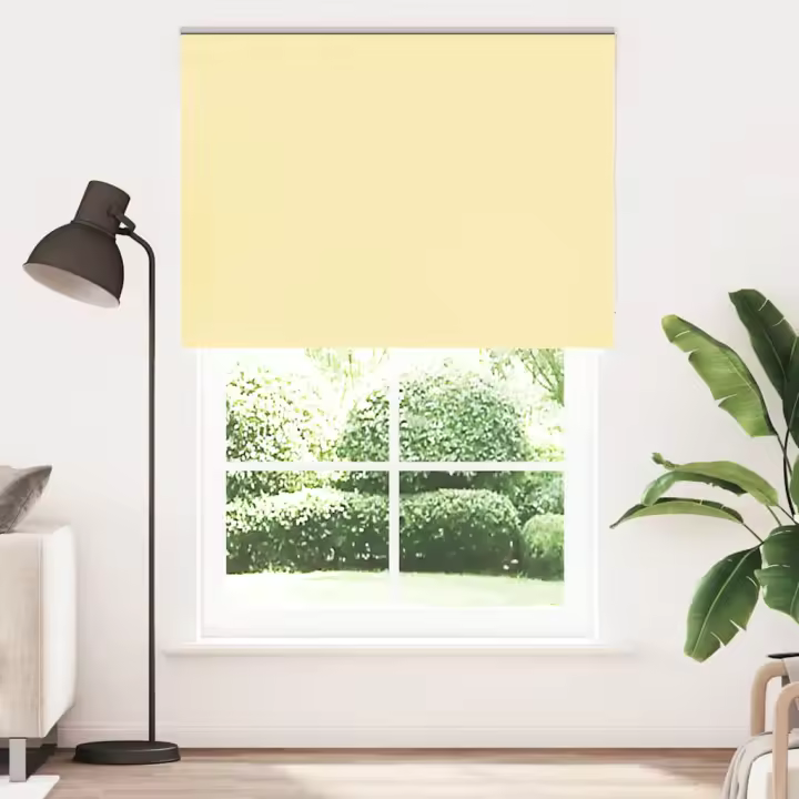 Estor Enrollable Opaco Amarillo 150x210 cm Tela Ancho 146,6 cm - 1