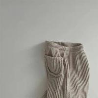 Nuevos Pantalones De Algodón Para Bebés Niños Y Niñas Pantalones Deportivos Infantiles Estilo Casual Cierre Elástico Talla True - details 5