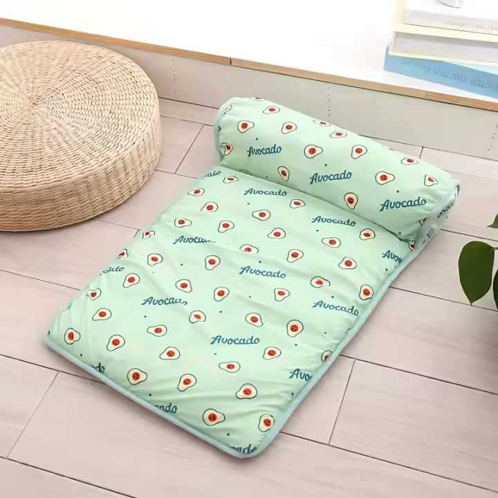 1pc Multicolor Summer Viscose Pet Mat, Comfortable Cool Cat Nest For Small Medium Cats And Dogs Dog Nest - 1