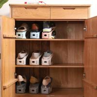 Organizador de zapatos, zapatero ajustable, soporte para zapatos que ahorra espacio, apilador de zapatos, organizador de zapatos, organizador de ranuras para zapatos para hombres, mujeres y familias, paquete de 8, 24 x 5 x 9,5 x 5,5 cm - details 3