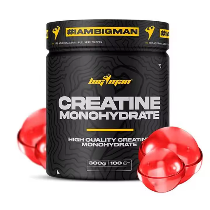 Bigman Creatina Pura 300 Gr - Suplemento Deportivo para Aumentar Energía, Fuerza y Masa Muscular - 1