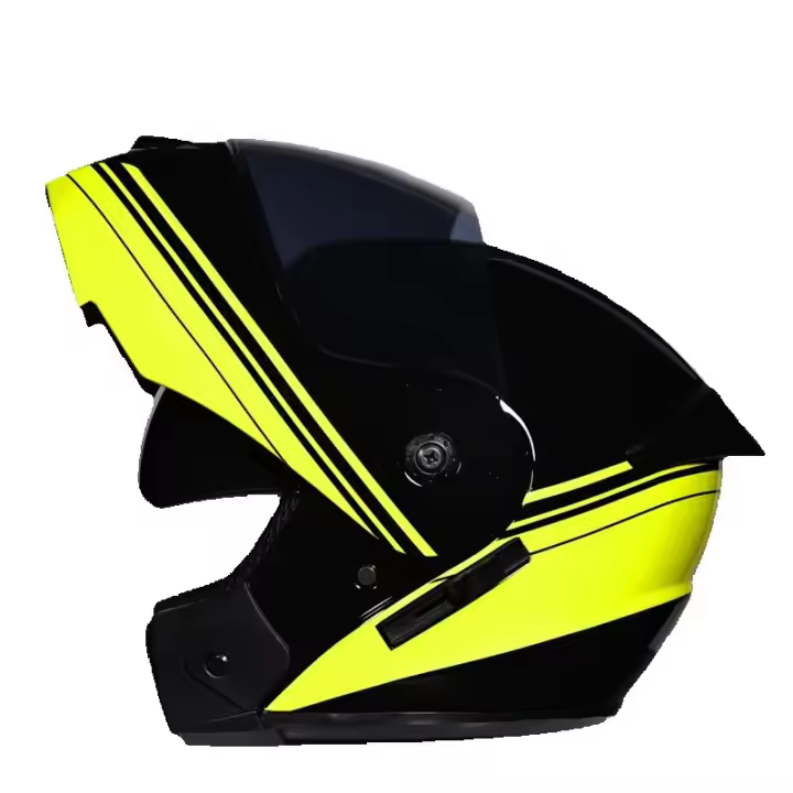 Casco de bicicleta eléctrica doble lente flip-up casco de cara completa casco de carreras casco corriendo casco unisex casco de doble uso - 1