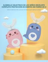 Cepillo De Dientes Eléctrico Para Niños En Forma De U Silicona Cartoon Inteligente 360 Grados Cepillo Sonic Recargable Automático - details 6