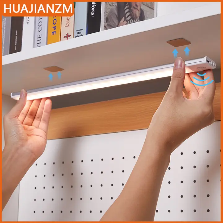 Luz Nocturna Para Dormitorio Con Sensor De Movimiento Luz Sin Cable USB Para Armario De Cocina Iluminación Interior De Gabinete - 1