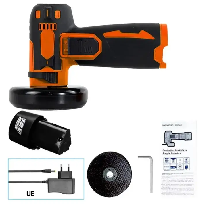 Mini Molina De Ángulo 12V Recargable Herramienta De Polimorfismo Máquina De Moldeo Para Corte Con Cordón De Diamante Sin Cable - 1