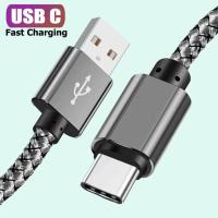Cable de carga USB A tipo C, Cargador rápido 2A, Cable de datos de nailon de 1M, 2M, 3M para  Android,dispositivo de carga tipo C - details 0