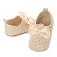 Zapatos De Caminar Para Bebés Niñas Primavera Verano Con Lazo Suaves De Algodón Resistente a Golpes Cierre SLIP-ON Transpirables Talla True - details 13