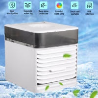 Aire Acondicionado Portátil Silencio, Mini Enfriador de Aire, 4 en 1 Ventilador Purificador de Aire y Humidificador con 7 Luces y Depósito de agua Led para Hogar Oficina - details 5