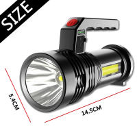 Linterna De Búsqueda LED Recargable Super Brillante Portátil Spot Light De Alta Potencia Impermeable Con Batería Recargable - details 11
