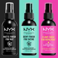 NYX Professional Makeup | Spray Fijador de Maquillaje Setting Spray Dewy x2: Consigue un acabado jugoso en tu piel con este spray fijador, imprescindible en tu look de belleza. Mantén tu maquillaje fresco y luminoso durante todo el día. - details 1