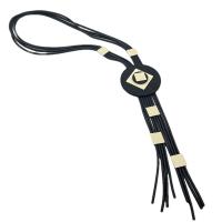 Collar Largo Para Mujer De Madera Y Goma Estilo Gótico Punk Accesorios De Moda Bohemia Colgante De Moda Para Fiestas Y Bodas - details 4