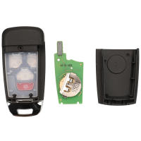 Llave Inalámbrica XHORSE Jingyuqin VVDI-SUPPER XNAU02EN Para Audi Con 4 Botones Versión Inglesa ABS+METAL - details 5
