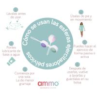 Ammo London Ejercitador Esférico Suelo Pélvico - Bolas Chinas - details 0