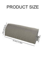 Reposacabezas para silla reclinable, almohada acolchada para silla plegable de playa, con tirantes para Picnic - details 0