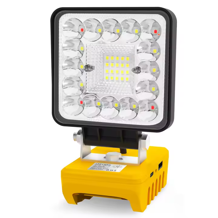 Lámpara De Trabajo LED Portátil 36LED Para Herramienta Dewalt Con Batería Li-ion 18V-20V Spot De Exterior Luz De Flashlight - 1