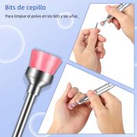 Kit De Brocas De Carburo Para Uñas 14pcs 3/32'' Para Acrílico Y Gel Manicura Y Peluca Con Caja Herramientas De Corte De Cutícula - details 3