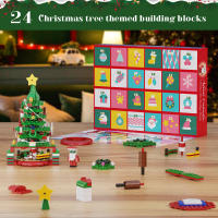 Calendario De Adviento De Bloques De Construcción Navidad Árbol De Navidad Santa Claus Modelo Juguetes Bloques Para Niños Adultos (434 Piezas) - details 1