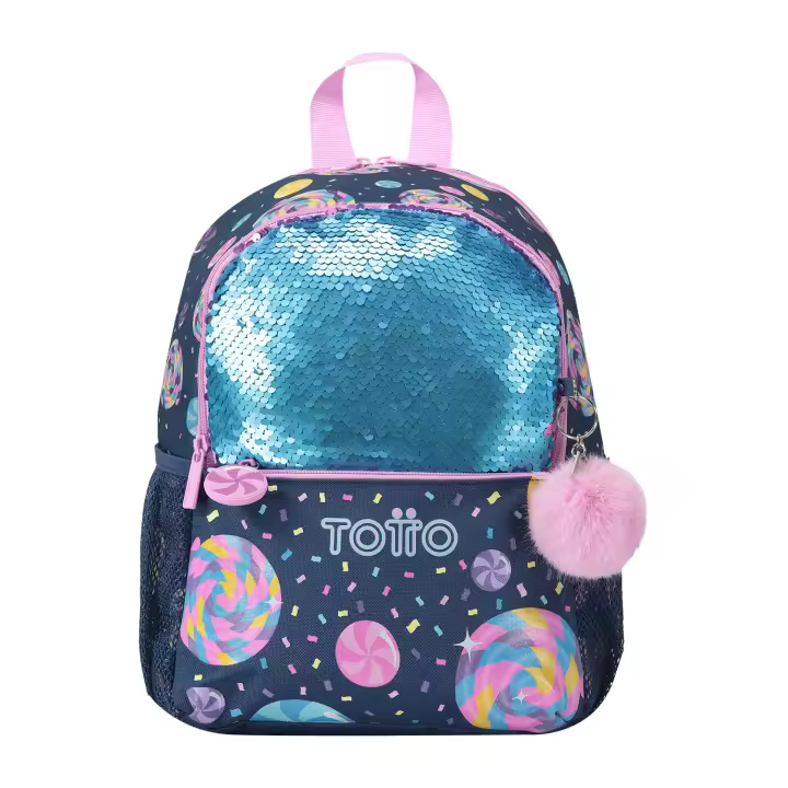 Totto Mochila infantil Sweet Candy -Dimensiones:25.5 x 32 x 11 cm-Material: Poliester - 1