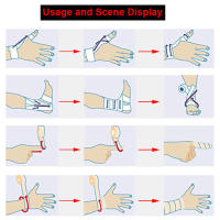 10 Rolls De Cinta Elástica Autoadhesiva Para Deportes Protección De Rodilla Mano Perro Tatúe Accesorios De Hombro - details 5