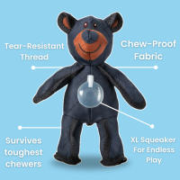 Juguetes de Oso irrumble para Perros, 2025 Nuevo Unbreak Bear, Unbrega Bear para masticadores agresivos-Oso indestructible para Perros - details 1