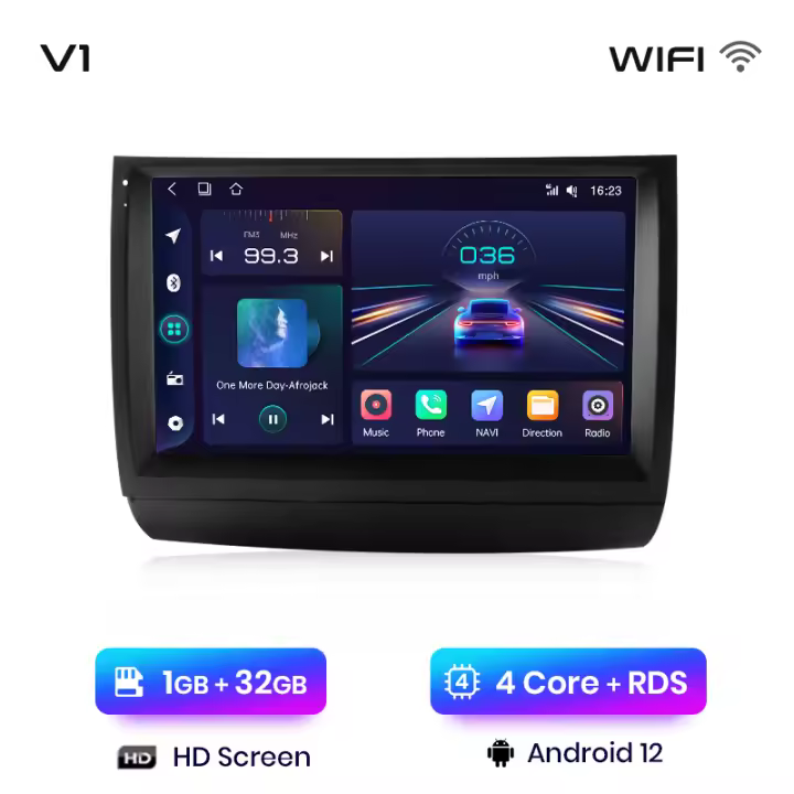 Junsun Android 13 inalámbrico CarPlay Android Auto Radio para Toyota Prius 20 2002-2009  coche Multimedia navegación GPS autorradio - 1